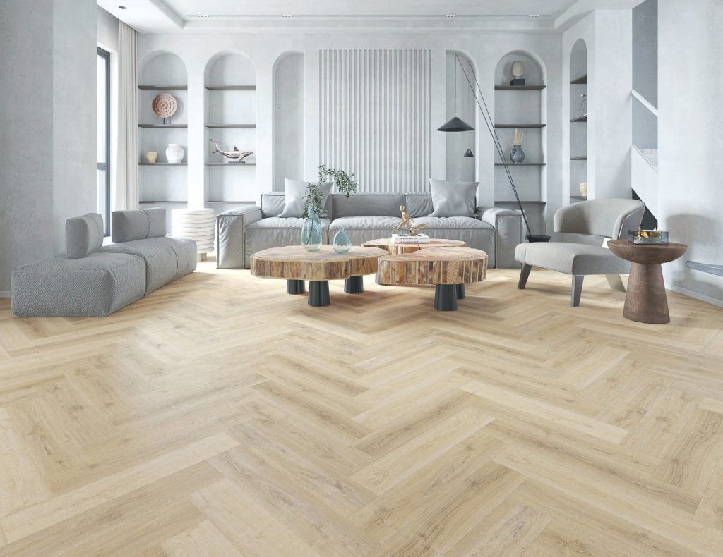 Lumicore Herringbone 4.5 mm - White Oak
