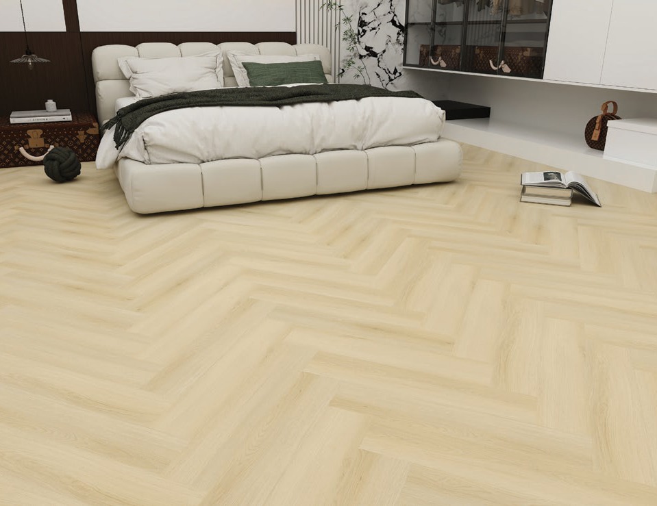 Lumicore Herringbone 5.5 mm - Maple Wood